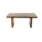 Brown Wood Contemporary Coffee Table, 16" x 40" x 24"